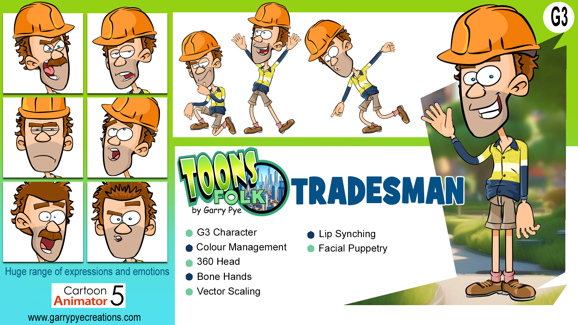 Toons Folk - Tradesman