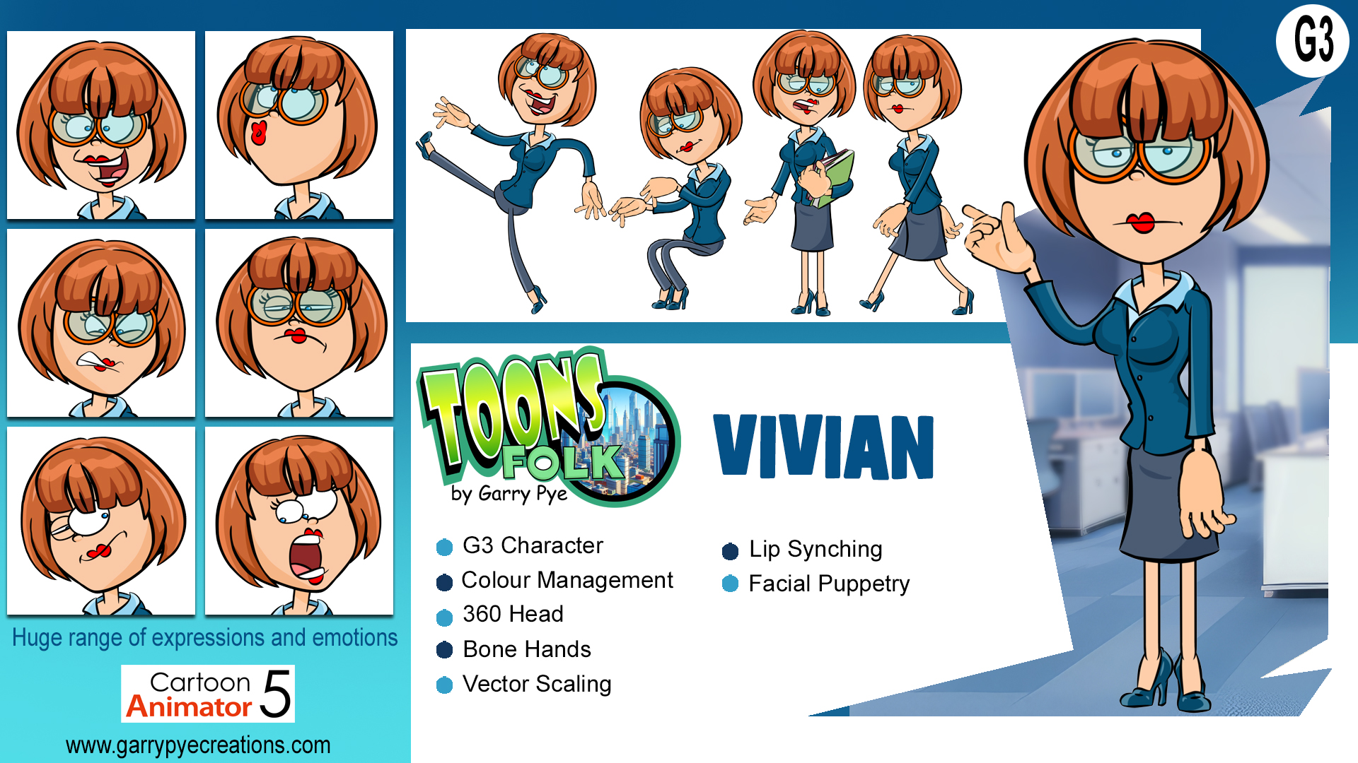 Toons Folk - Vivian