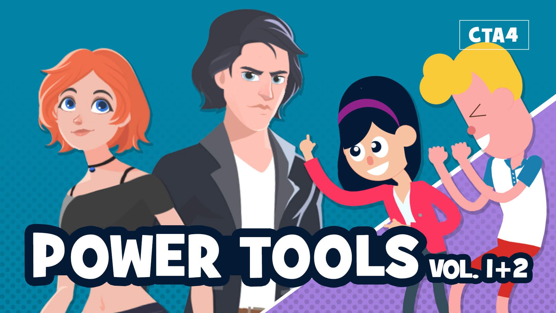 Cartoon Animation 4 Power Tools Vol. 1 + 2