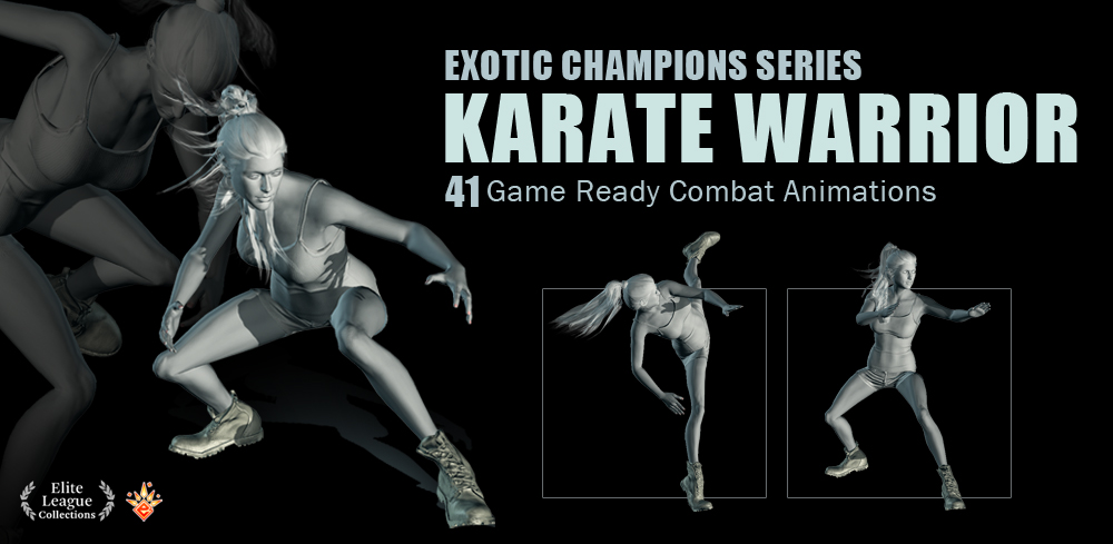 Karate Warrior Animation Pack - IClone/Motion - Reallusion Content Store