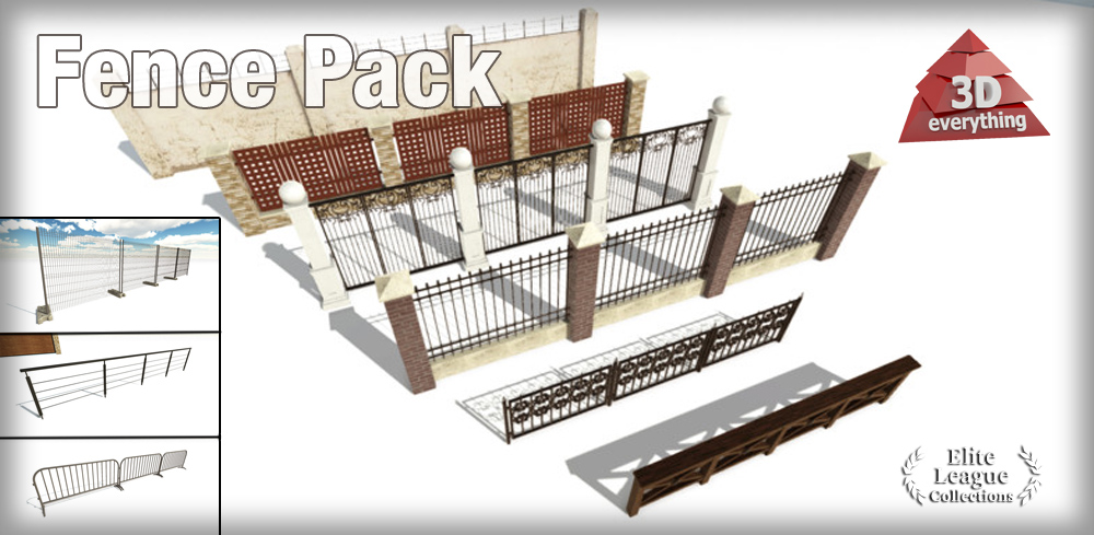 Fence Pack - iClone/Stage - Reallusion Content Store