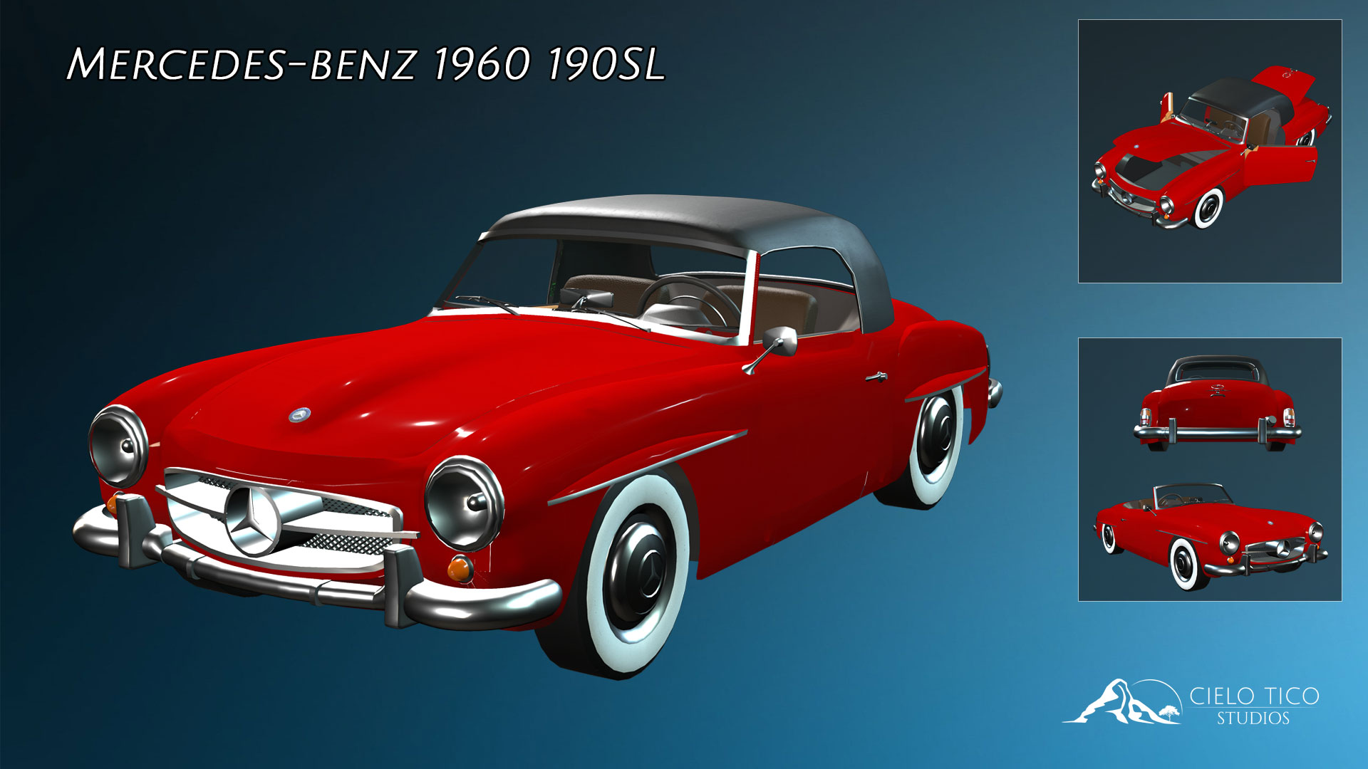 Old Timer Classic Car Pack - iClone/Stage - Reallusion Content Store