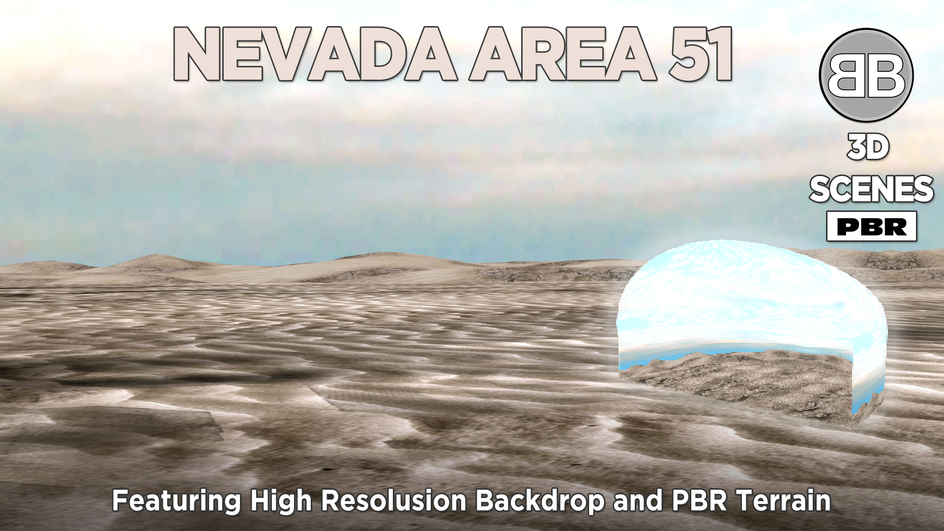 BB Nevada Area 51 3D Scene