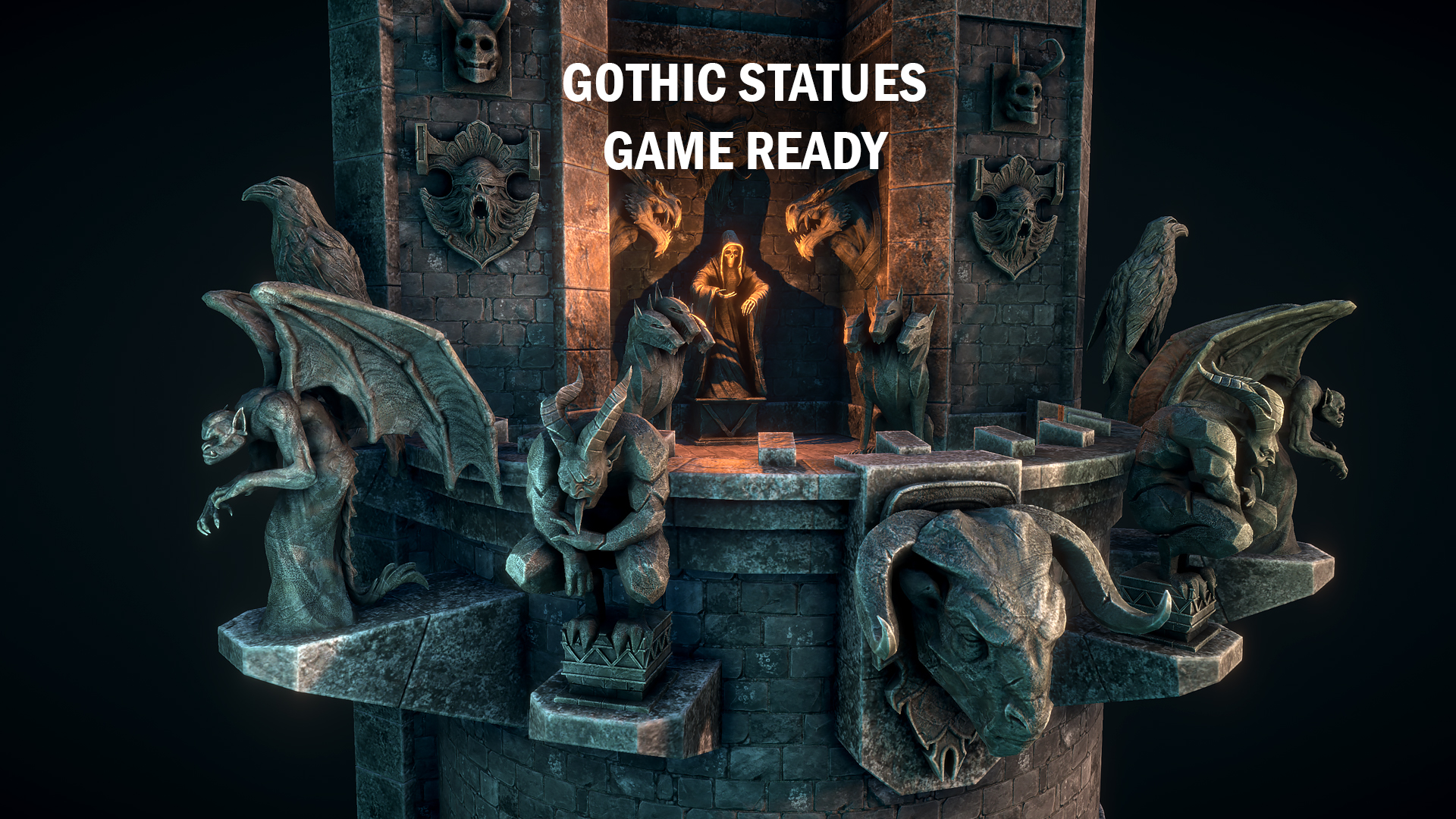 Gothic Statues