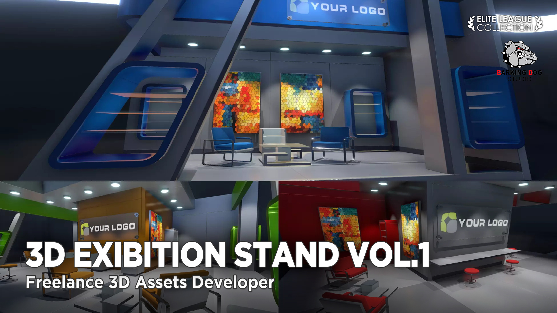 3D Exibition Stand Vol.1