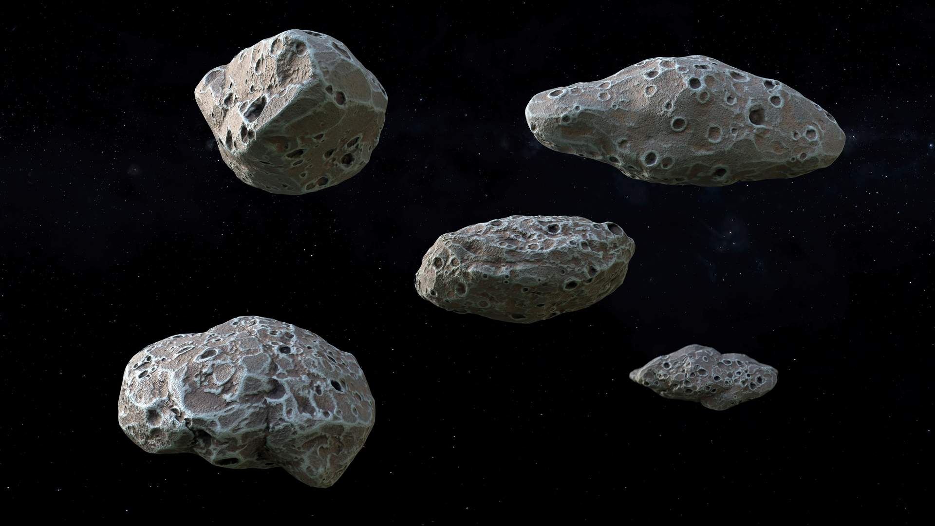 Asteroids Collection - iClone/Scenes & Props - Reallusion Content Store