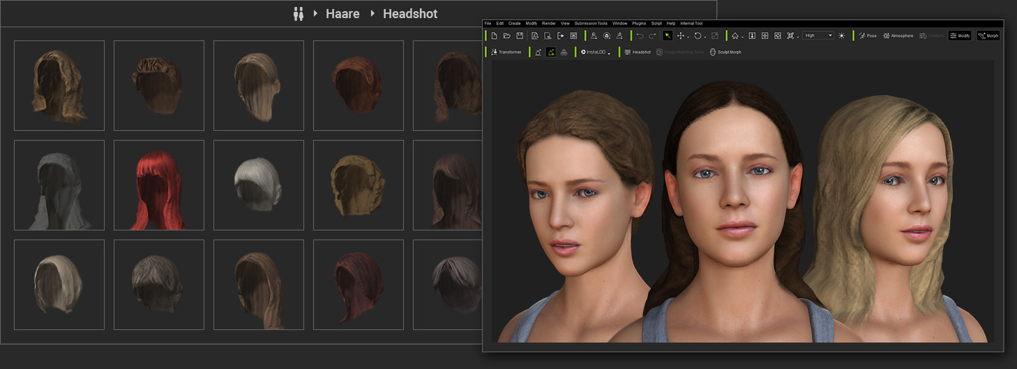 character creator 3 headshot plugin