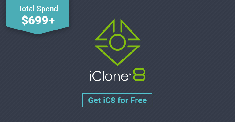 iClone 8 pre-sale offer