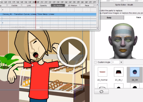 crazytalk animator 2 linking videos together