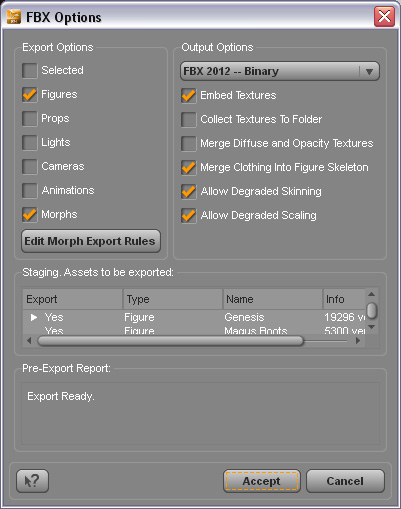export fbx with texture maps from unity