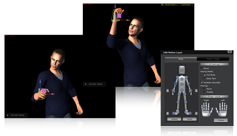 reallusion iclone mocap plug-in kinect motion capture
