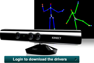Login to download Kinect SDK Beta