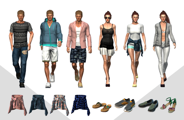 Clothings for Character Creator