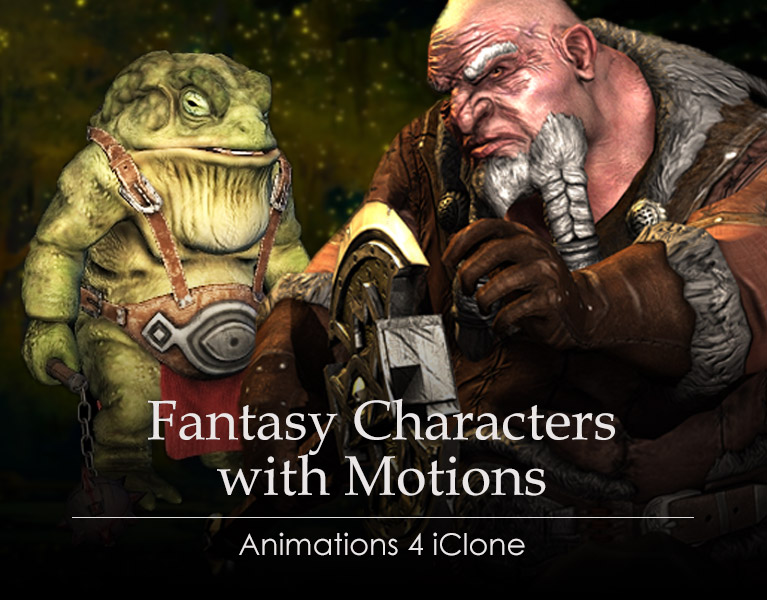 Fantasy Characters with Motions
                                                                    