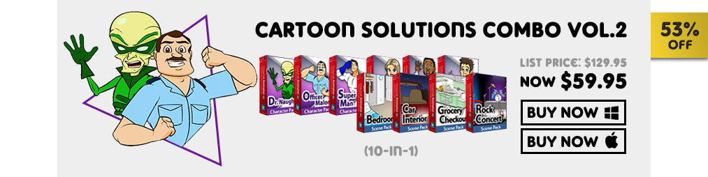 Cartoon Solutions Vol.2 Buy Now$59.95