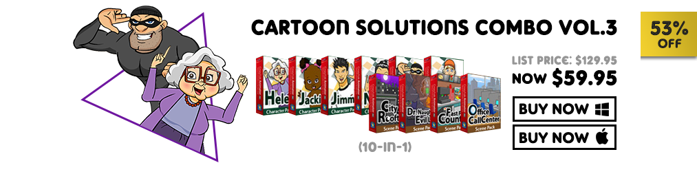 Cartoon Solutions Vol.3 Buy Now$59.95