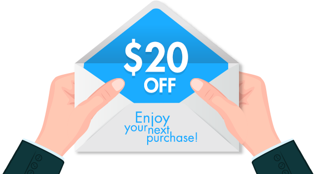 Enjoy $20off on your next purchase