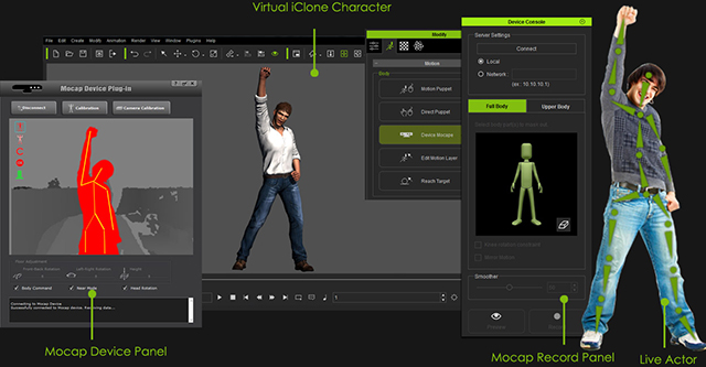 KINECT MOCAP PlUG-IN - Animate with Your Body!