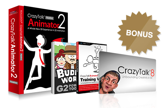 reallusion crazytalk animator 2 pipeline bonus pack
